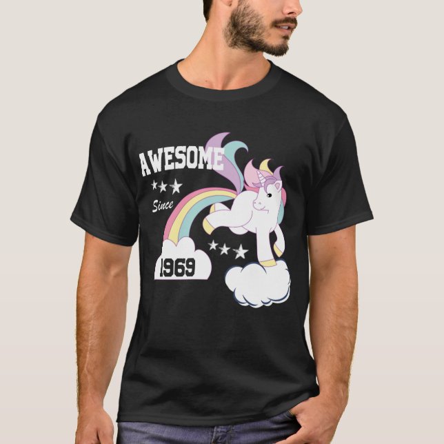 T-shirt 52e Cadeaux d'anniversaire - Magnifique depuis 196 (Devant)