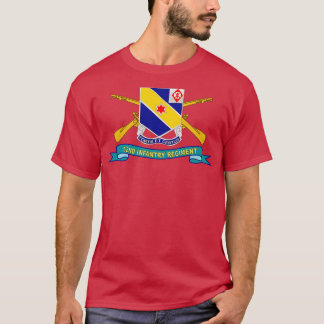 T-shirt 52e régiment d'infanterie DUI w Br Ribbon X