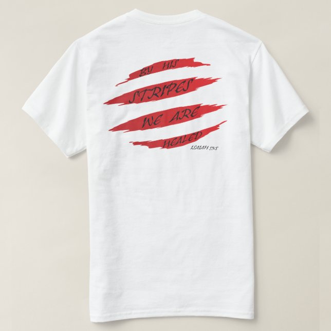 T-shirt 53:5 d'Isaïe (Design dos)