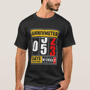T-shirt 53E Anniversaire Du Mariage S Pour Les Parents Mar