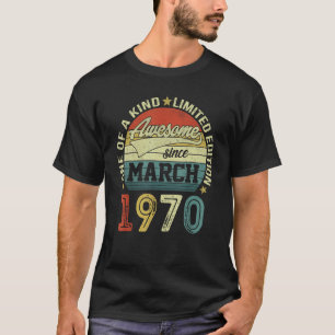 T-shirt 53e anniversaire Tee - shirts 53 ans Awesome depui