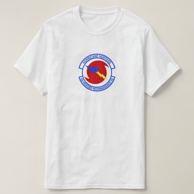 T-shirt 53e Escadron de reconnaissance météorologique (Design devant)