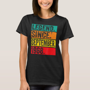 T-shirt 54 Ans Légende depuis septembre 1968 54th Bir