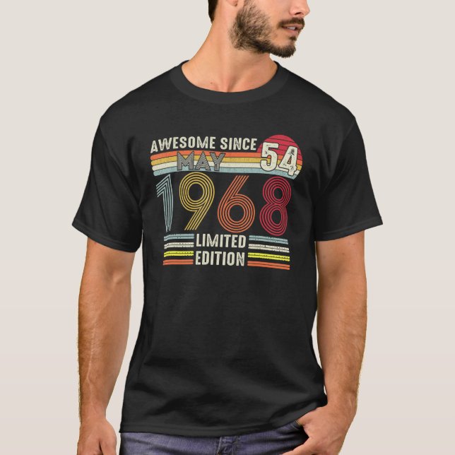 T-shirt 54 Ans Mai 1968 54e Anniversaire (Devant)
