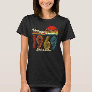 T-shirt 54 ans Vintage 1969 54e anniversaire