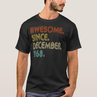 T-shirt 54e anniversaire 54 ans stupéfiant depuis décembre