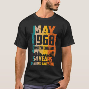 T-shirt 54e anniversaire 54 ans stupéfiant depuis mai 1968