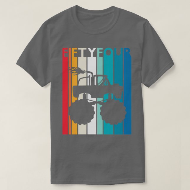 T-shirt 54e anniversaire Gift Monster Chemise de Camion 54 (Design devant)