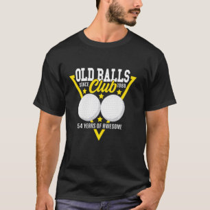 T-shirt 54e anniversaire I Old Balls Club I Golfing Balls 