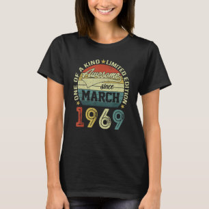 T-shirt 54e anniversaire Tee - shirts 54 ans Awesome depui