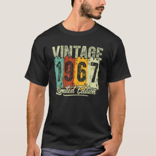 T-shirt 55 Anniversaire 55ème Anniversaire Vintage 1967