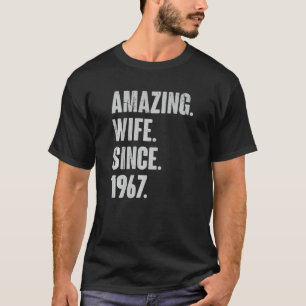 T-shirt 55 Anniversaire Mariage Pour Sa Femme Extraordinai