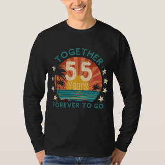 T-shirt 55 ans d'amour : Pour toujours ensemble Tee - Célé