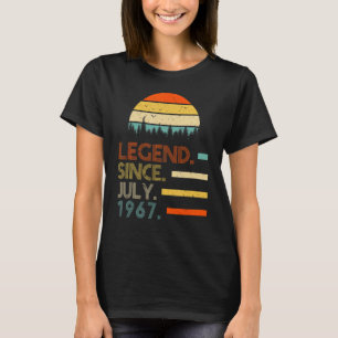 T-shirt 55 Ans Rétro Anniversaire Légende depuis Juillet 1