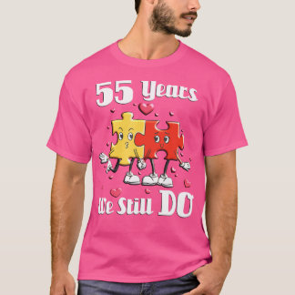 T-shirt 55 Years We Still Do Jigsaw Puzzle 55Th Wedding An