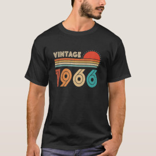 T-shirt 55e cadeau d'anniversaire - Vintage 1966 Anniversa