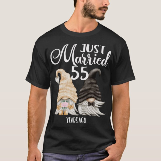 T-shirt 55ème anniversaire de Mariage Marié 55 ans (Devant)