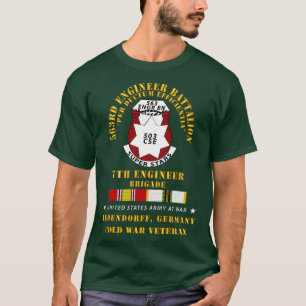 T-shirt 563e ingénieur Bn 7e Eng Bde Ludendorff Allemagne 