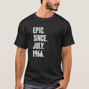 T-shirt 56 ans 56e anniversaire Epic depuis juillet 1966