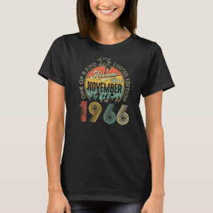 T-shirt 56 Ans Awesome Depuis Novembre 1966 56th Bir