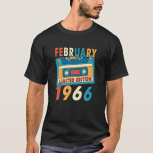 T-shirt 56 Ans Cadeaux Légende depuis février 1966 56e