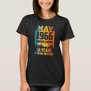 T-shirt 56e anniversaire 56 ans stupéfiant depuis mai 1966