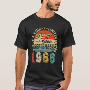 T-shirt 56e anniversaire 56 ans stupéfiant depuis septembr