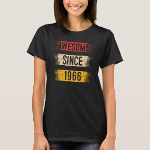 T-shirt 57 Ans Awesome depuis 1966 57e anniversaire