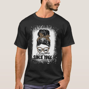 T-shirt 57 Ans Awesome depuis 1966 Leopard 57th Birth