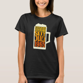 T-shirt 57e anniversaire Bière légendaire depuis juillet 1