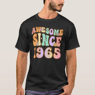 T-shirt 58 Ans Awesome depuis 1965 58e Anniversaire Cadeau