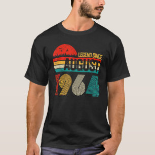 T-shirt 58 Ans Légende depuis août 1964e anniversaire