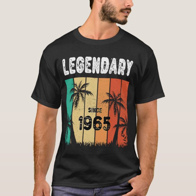 T-shirt 58e anniversaire 1965 Anniversaire pour hommes et  (Devant)