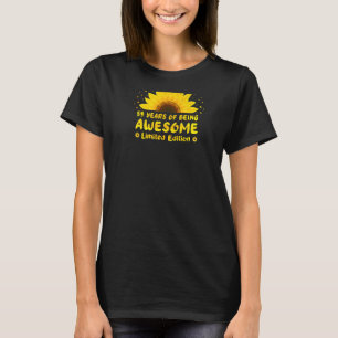 T-shirt 59 Ans Floral Sunflower Lovers Né 1964 59e