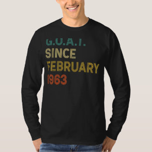 T-shirt 59e anniversaire 59 ans chèvre depuis février 1996