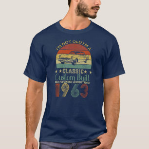 T-shirt 59e anniversaire Cadeaux pour hommes papa Retro Vi