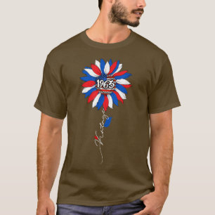 T-shirt 59e anniversaire Cadeaux tournesol Né en 1963 59 a