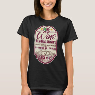 T-shirt 59e Anniversaire I Décanteur de vin Étiquette I Él