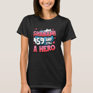 T-shirt 59e anniversaire Superhero femmes Shabam! Comique 