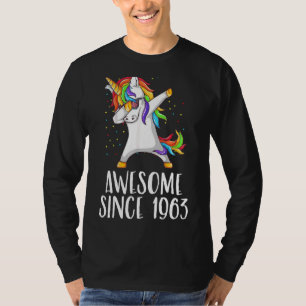 T-shirt 59e anniversaire Unicorn Dab stupéfiant depuis 196