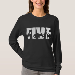 T-shirt 5 Anniversaire Garçon Dinosaur T Rex Cadeau 5e B