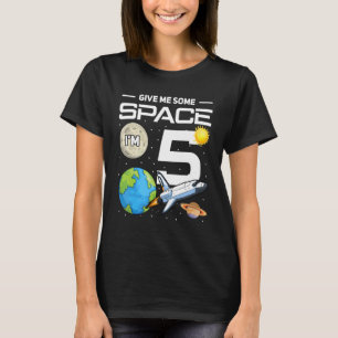 T-shirt 5 ans Anniversaire Espace extra-atmosphérique 5e a