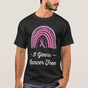 T-shirt 5 ans Cancer du sein Survivant libre