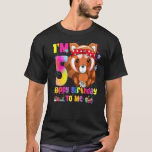 T-shirt 5 ans fille princesse Little Red Panda 5e Bir