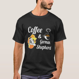 T-shirt 5 Café et Berger Allemand