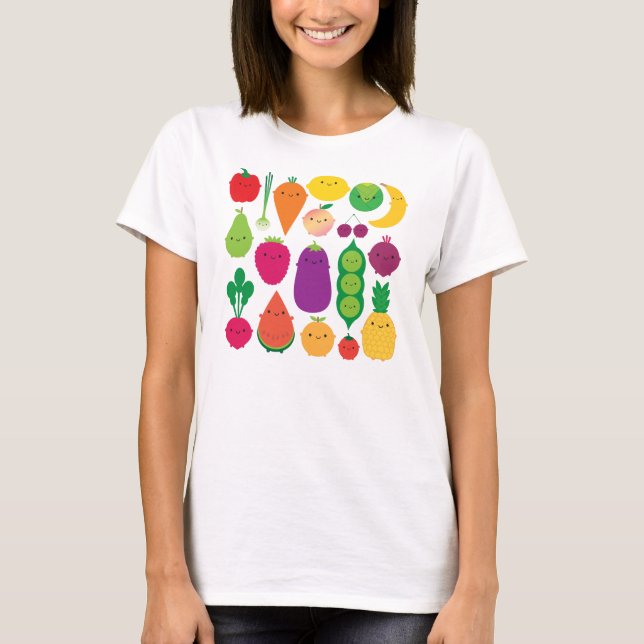 T-shirt 5 des fruits et légumes de jour (Devant)