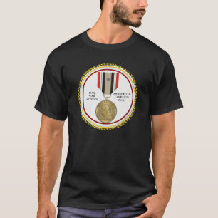 T-SHIRT 5 ÉTOILES DE CAMPAGNE VÉTÉRAN DE GUERRE IRAKIENNE
