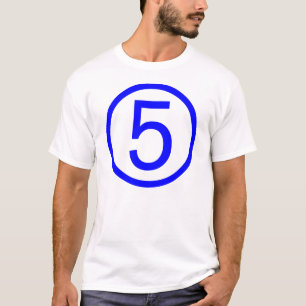 T-shirt 5, numéro cinq