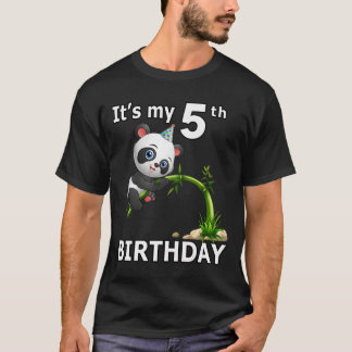 T-shirt 5 Panda 5ème Py Animal Panda