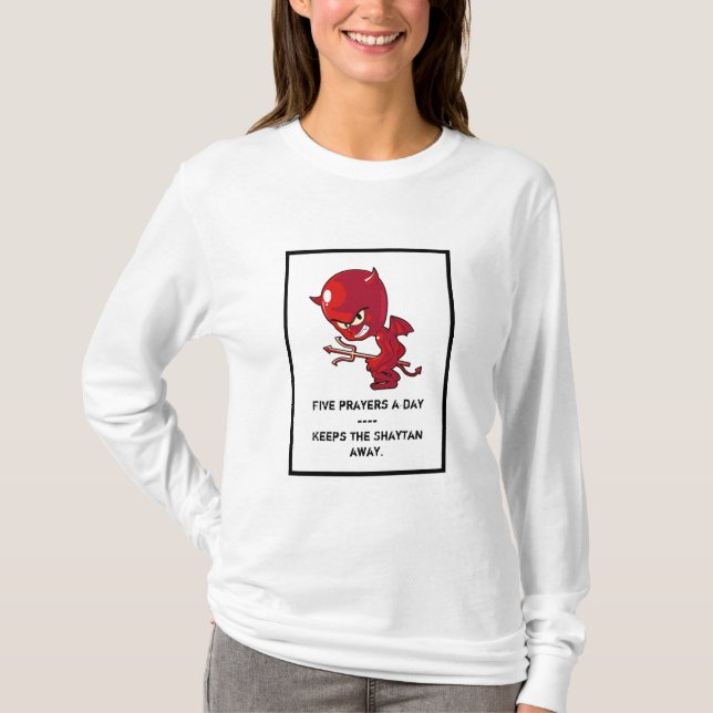 T-shirt 5 prières par jour…. (Devant)